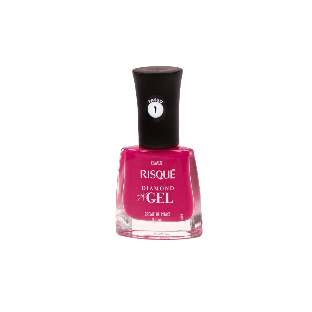 Risqué Esmalte Diamond Gel: Creme de Pitaya (9,5ml)